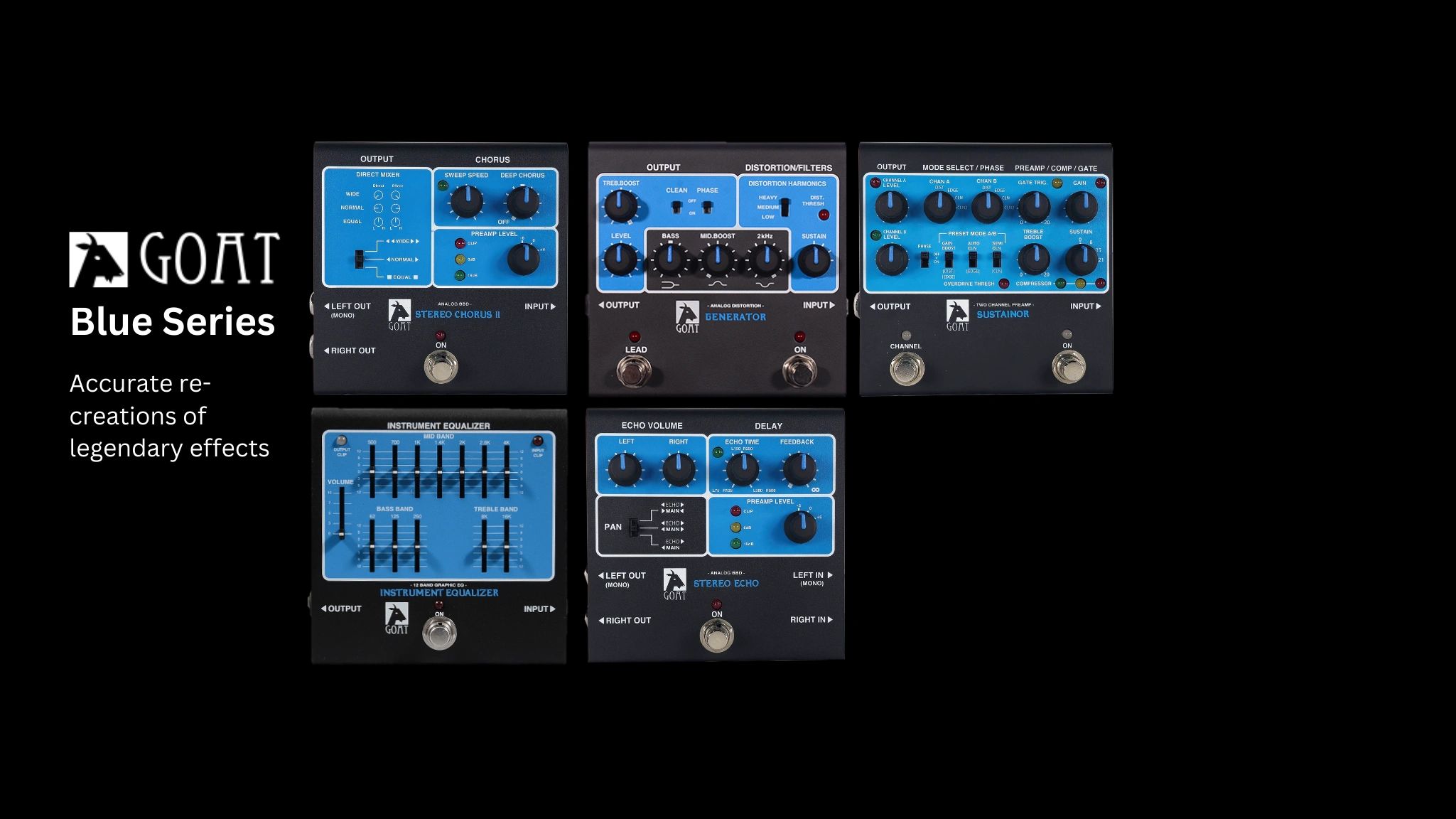 ■GOAT INSTRUMENT EQUALIZER BLUE SERIES Amazon.com: GOAT BLUE SERIES INSTRUMENT EQUALIZER : Musical